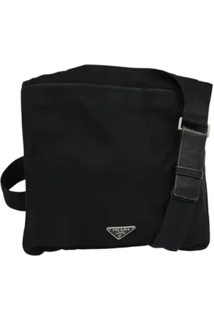 Prada Femme, Pre-owned, Noir, Taille: ONE Size Pre-owned Nylon sacs-prada