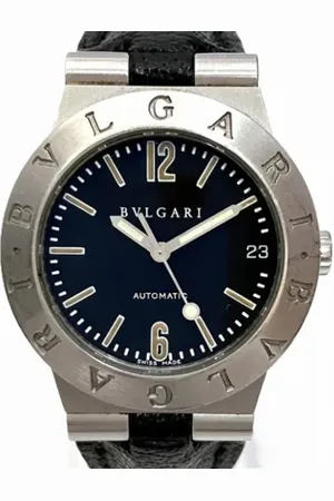 Bvlgari Femme, Pre-owned, Bleu, Taille: ONE Size Pre-owned Acier inoxydable montres