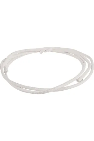 Fabiana Filippi Femme, Accessoires, Blanc, Taille: ONE Size Ceinture en cuir blanc avec