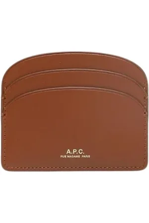 A.P.C. Femme, Accessoires, Brun, Taille: ONE Size Porte-cartes Marron
