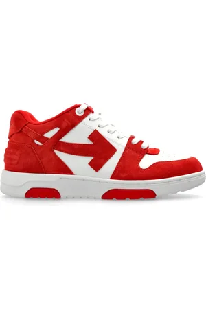 OFF-WHITE Homme, Chaussures, Rouge, Taille: 41 EU Out Of Office Baskets