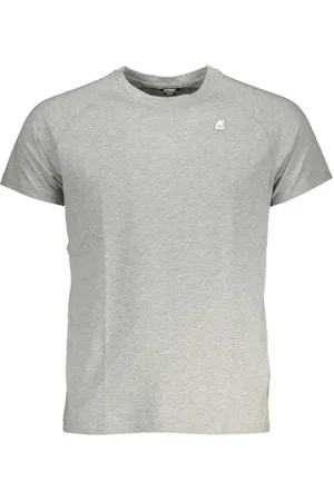 K-Way Homme, Tops, Gris, Taille: S T-shirt Homme en Coton Gris