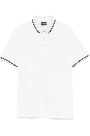 Emporio Armani Homme, Tops, Blanc, Taille: XL Offwhite T-shirts & Polos Coupe Classique