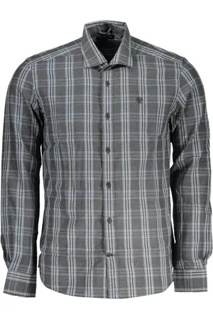 North Sails Homme, Chemises, Multicolore, Taille: 3XL Chemise à Carreaux avec Col Français