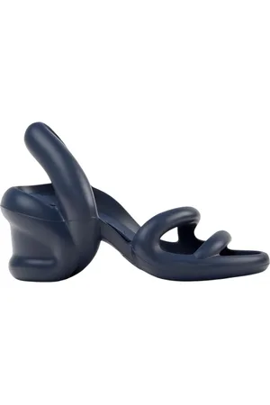 Camper Femme, Chaussures, Bleu, Taille: 39 EU Sandales Plates Bleues Design Sculptural