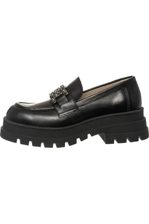 CESARE GASPARI Femme, Chaussures, Noir, Taille: 40 EU Chunky Studded Mocassins - Noir