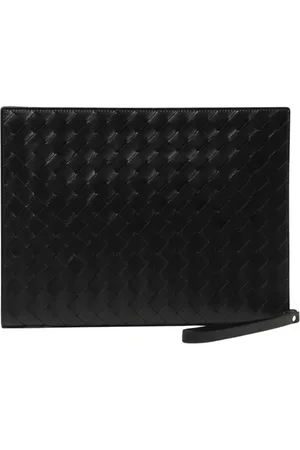 Bottega Veneta Homme, Sacs, Noir, Taille: ONE Size Porte-documents en Cuir Noir