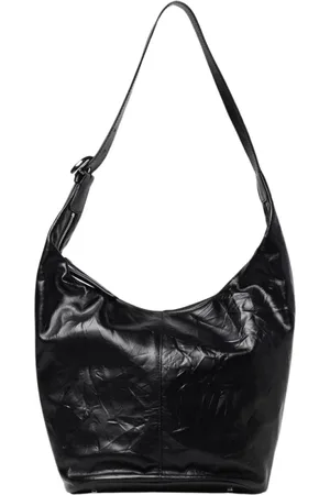 Coccinelle Femme, Sacs, Noir, Taille: ONE Size Sac à Bandoulière Hobo en Cuir Noir