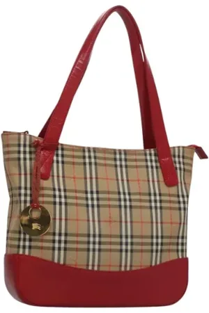 Burberry Femme, Pre-owned, , Taille: ONE Size Pre-owned Toile sacs-main