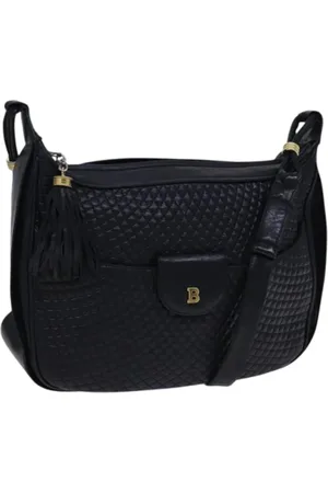 Bally Femme, Pre-owned, Noir, Taille: ONE Size Pre-owned Cuir sacs-ports-paule