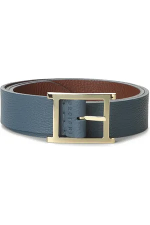 Orciani Homme, Accessoires, Bleu, Taille: 95 CM Ceinture en Cuir Réversible Marine Sigaro