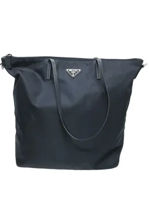 Prada Femme, Pre-owned, Bleu, Taille: ONE Size Pre-owned Nylon sacs-prada