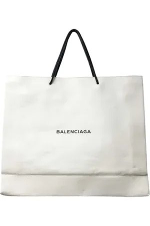 Balenciaga Femme, Pre-owned, Blanc, Taille: ONE Size Pre-owned Cuir sacs-balenciaga
