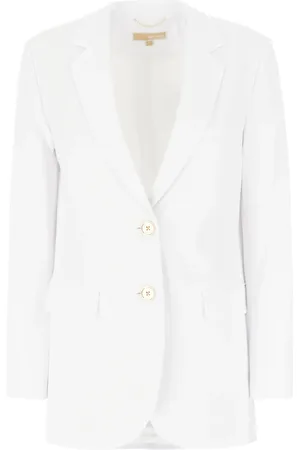 Michael Kors Femme, Vestes, Blanc, Taille: 36 FR Collection de Vestes et Gilets Élégants