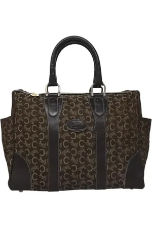 Céline Femme, Pre-owned, Brun, Taille: ONE Size Pre-owned Toile sacs-main