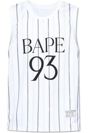 A Bathing Ape Homme, Tops, Blanc, Taille: L Débardeur
