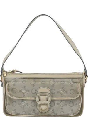 Céline Femme, Pre-owned, Bleu, Taille: ONE Size Pre-owned Toile sacs-main