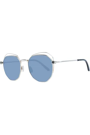 Jimmy Choo Femme, Accessoires, Jaune, Taille: ONE Size Lunettes de Soleil Femme Or Monture Ronde