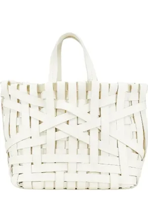 Jil Sander Femme, Pre-owned, Blanc, Taille: ONE Size Pre-owned Cuir sacs-main