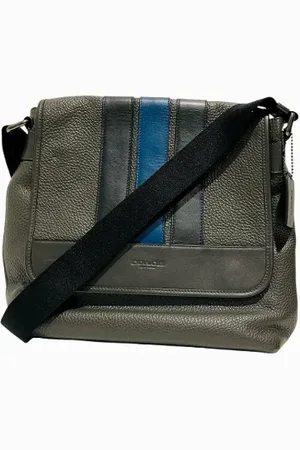 Coach Femme, Pre-owned, Gris, Taille: ONE Size Pre-owned Cuir sacs-bandouliere