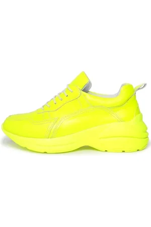CESARE GASPARI Femme, Chaussures, Jaune, Taille: 40 EU Chunky Baskets Electra - Neon