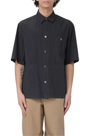 BARENA Homme, Chemises, Gris, Taille: L Chemise Élégante Grise à Boutons