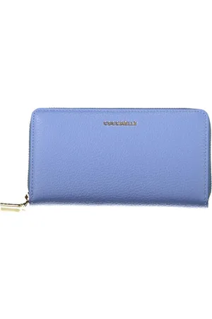 Coccinelle Femme, Accessoires, Bleu, Taille: ONE Size Portefeuille en cuir bleu clair pour femme
