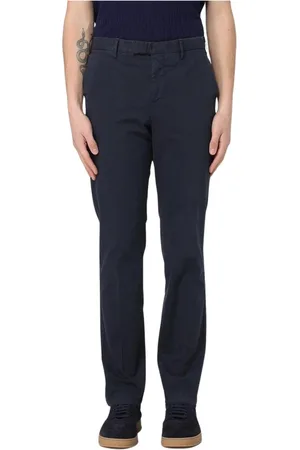 PT Torino Homme, Pantalons, Bleu, Taille: S Pantalon Chinos Bleu Classique pour Homme