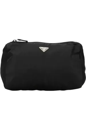 Prada Femme, Pre-owned, Noir, Taille: ONE Size Pre-owned Tissu sacs-prada