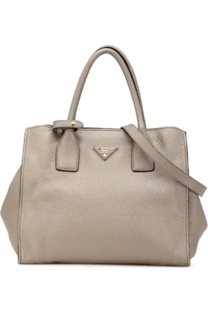 Prada Femme, Pre-owned, Gris, Taille: ONE Size Pre-owned Cuir sacs-prada