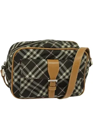 Burberry Femme, Pre-owned, Gris, Taille: ONE Size Pre-owned Nylon sacs-ports-paule