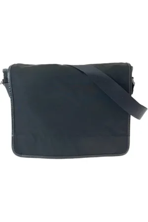 Prada Homme, Pre-owned, Noir, Taille: ONE Size Pre-owned Toile sacs-prada