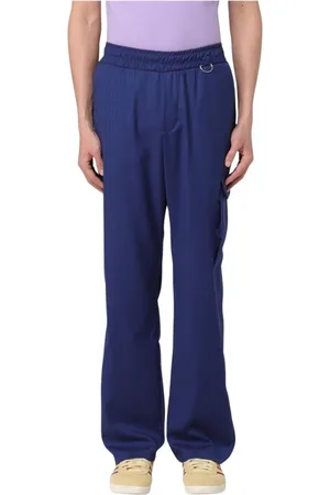 Family First Homme, Pantalons, Bleu, Taille: L Pantalon Casual Bleu avec Poches