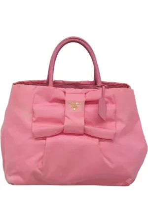 Prada Femme, Pre-owned, Rose, Taille: ONE Size Pre-owned Nylon sacs-prada