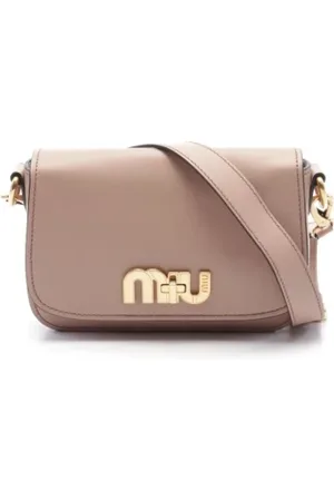 Miu Miu Femme, Pre-owned, Rose, Taille: ONE Size Pre-owned Cuir sacs-main