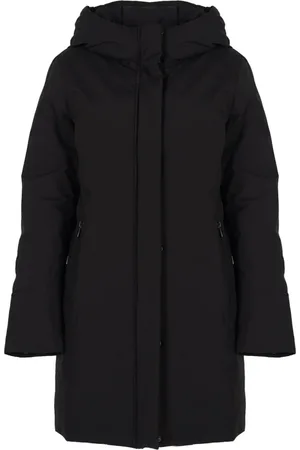 Geox Femme, Manteaux, Noir, Taille: 38 FR Veste à Capuche Sportive