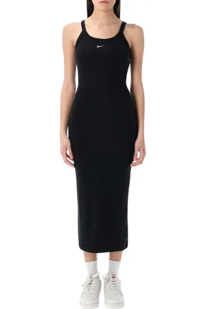 Nike Femme, Robes, Noir, Taille: 36 FR Robe de sport sans manches élégante