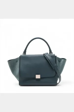 Céline Femme, Pre-owned, Bleu, Taille: ONE Size Pre-owned Cuir sacs-celine