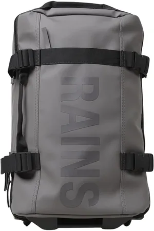 Rains Femme, Valises, Gris, Taille: ONE Size Sac à dos roulant imperméable élégant