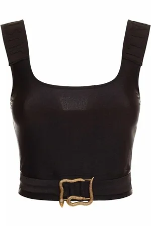 Roberto Cavalli Femme, Tops, Noir, Taille: 32 FR Top