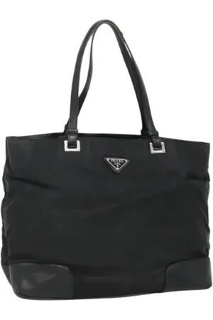 Prada Femme, Pre-owned, Noir, Taille: ONE Size Pre-owned Nylon sacs-prada