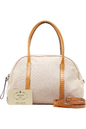 Prada Femme, Pre-owned, , Taille: ONE Size Pre-owned Toile sacs-prada
