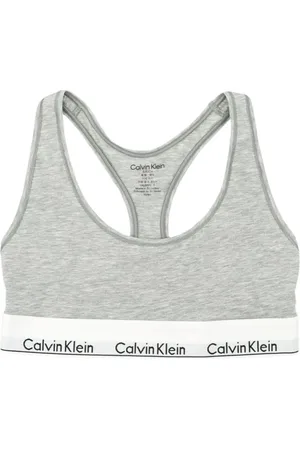 Calvin Klein Femme, Sport, Gris, Taille: 42 FR Ensemble de Lingerie avec Détails en Mesh