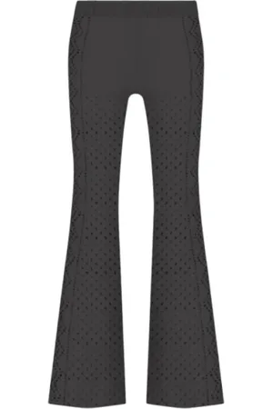 MC2 SAINT BARTH Femme, Pantalons, Noir, Taille: 38 FR Pantalon Alva Noir Élégant Ensemble Stylish