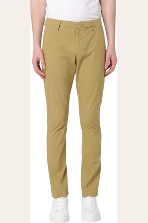 Dondup Homme, Pantalons, Jaune, Taille: W33 Chinos décontractés bleus