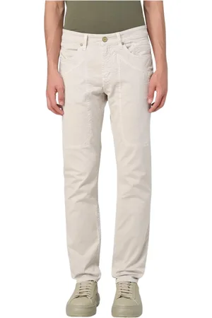Jeckerson Homme, Pantalons, , Taille: W31 Pantalon en Coton Jaune Crème