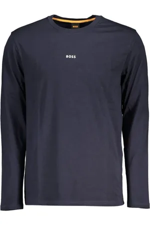 HUGO BOSS Homme, Tops, Bleu, Taille: M T-shirt de luxe avec logo emblématique