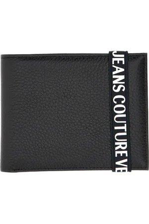 VERSACE Homme, Accessoires, Noir, Taille: ONE Size Portefeuille élégant pour homme