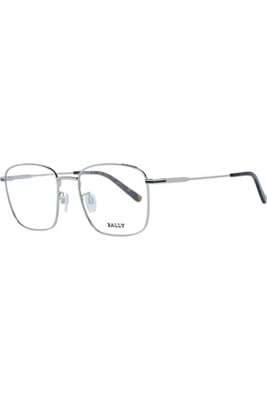 Bally Homme, Accessoires, Gris, Taille: ONE Size Montures Optiques Homme Argent Style Carré