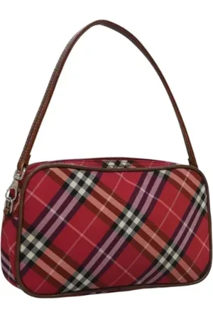 Burberry Femme, Pre-owned, Rouge, Taille: ONE Size Pre-owned Nylon sacs-main